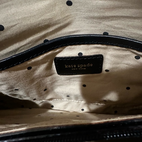 Kate Spade Black Shoulder Bag with Gold Accent - Picture 4 of 7